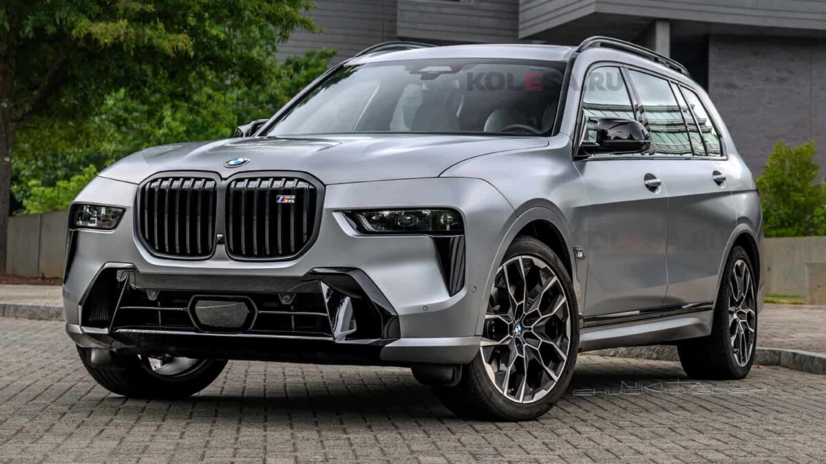 Визуализация BMW X7 без раздельных фар / Kolesa