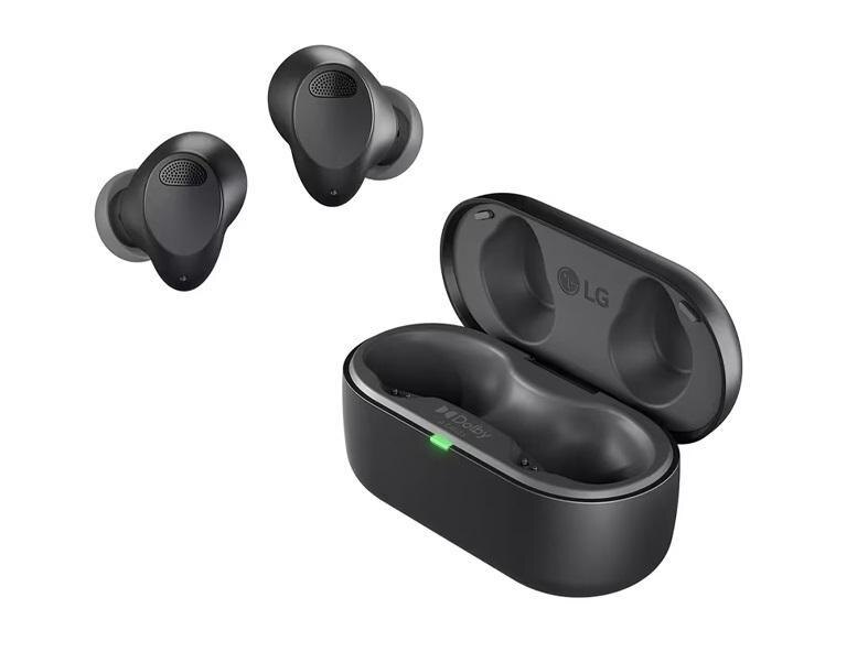 earbuds and the charging case of t80