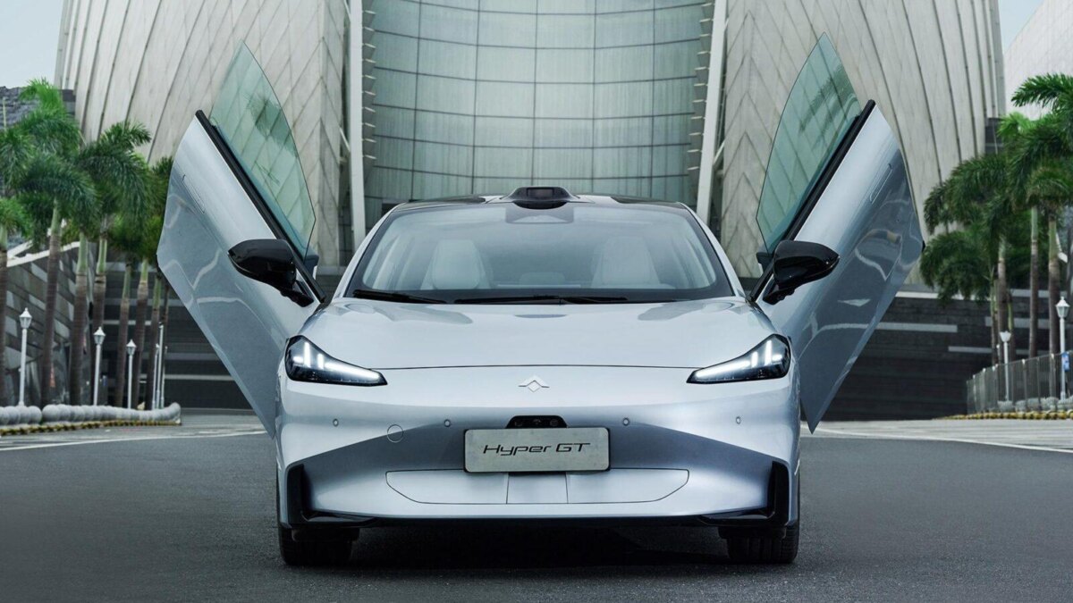 aion hyper haobo gt super charging pev popular sports s door design car 710 km long range used car