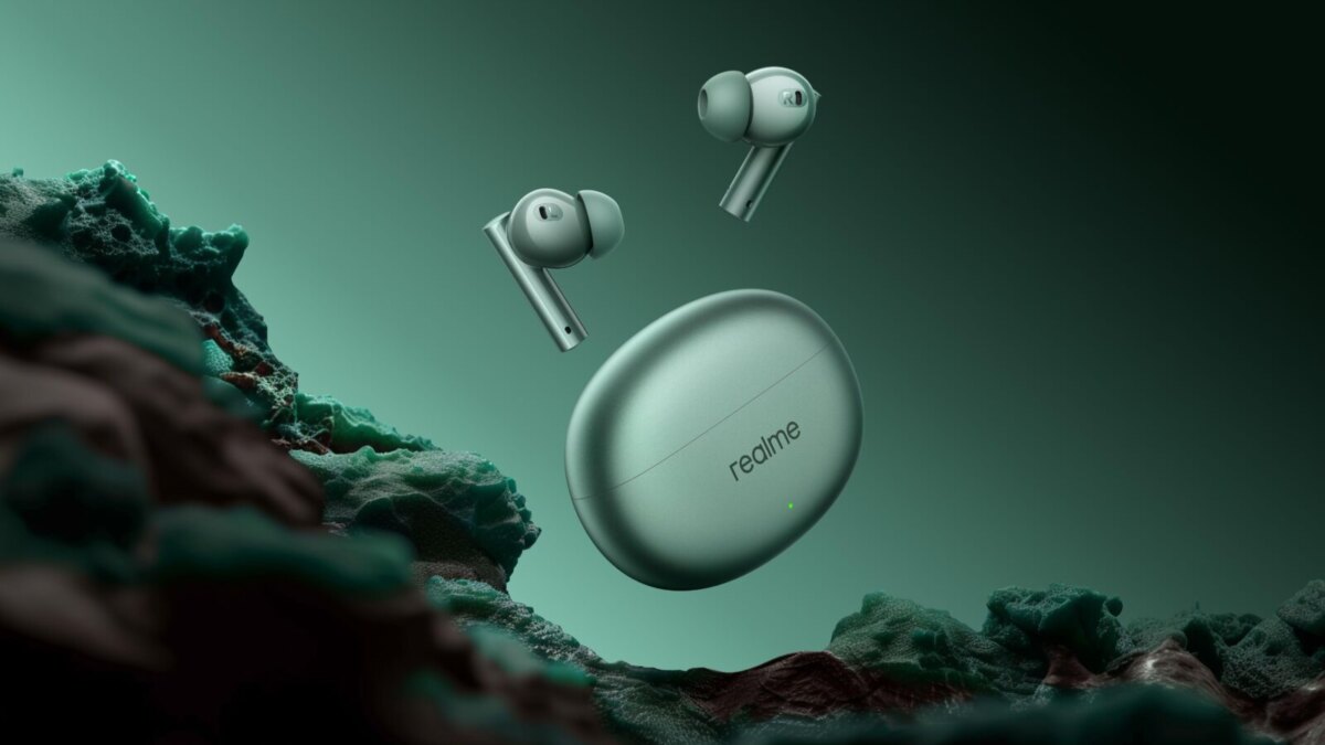 Наушники realme Buds Air6 Pro и realme Buds Air6 доступны в России 5 air 6 场景图 绿色 green scaled