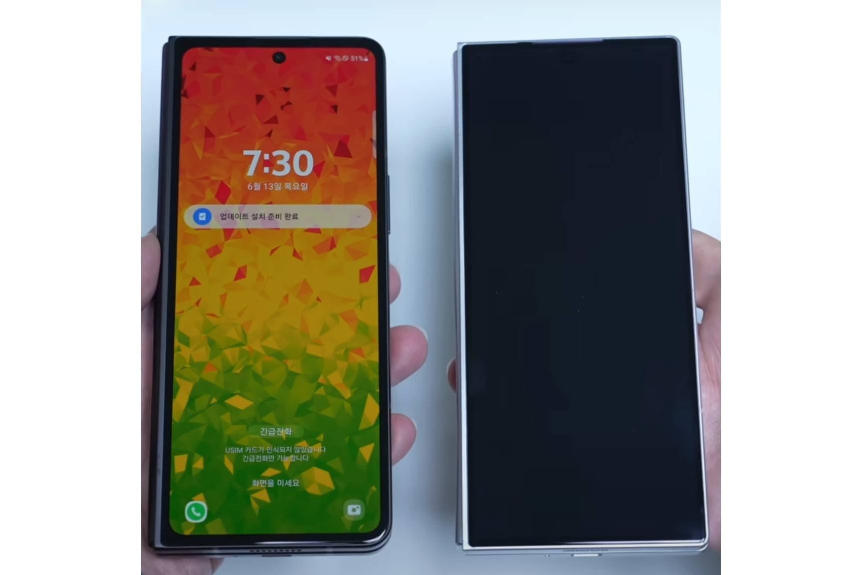 Лучший анонс лета: Galaxy Z Fold 6 показали на видео и он прекрасен 6 galaxy z fold 6 vs fold 5 cover screen.webp 1
