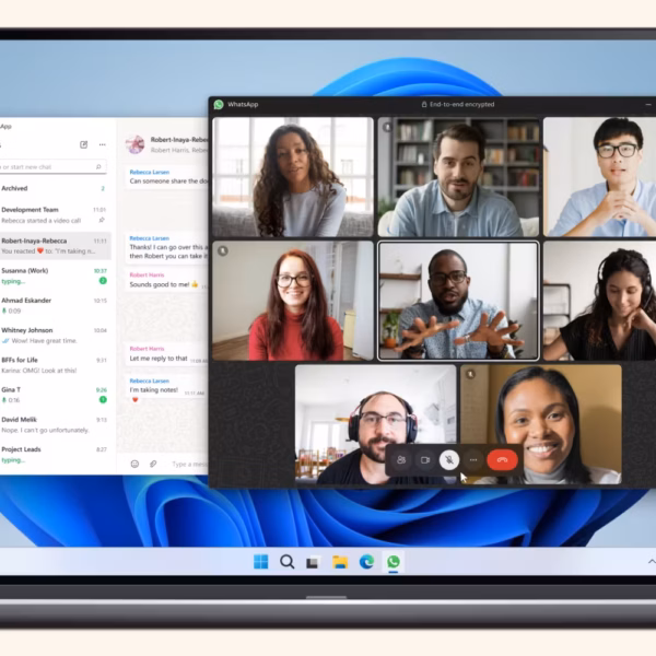 how to make a group video call on whatsapp for windows