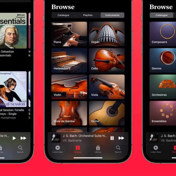 apple music classical screenshots