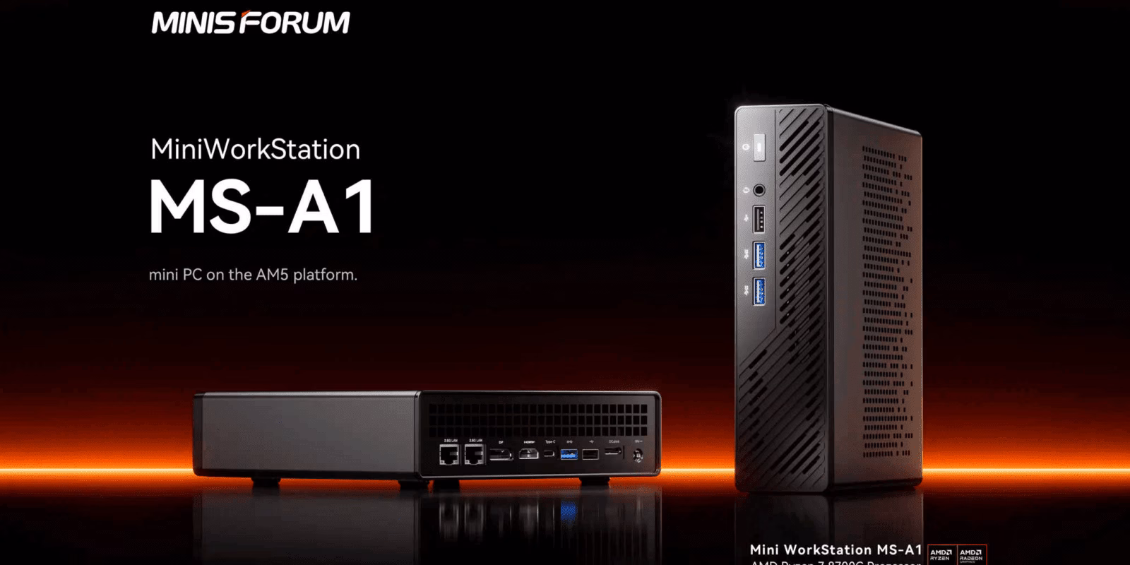 Minisforum показал мини-ПК MS-A1 с функцией апгрейда процессора 4 b3276667b6c2050461db92d242bcc571ea9057f7df600628ee40c36015a15100