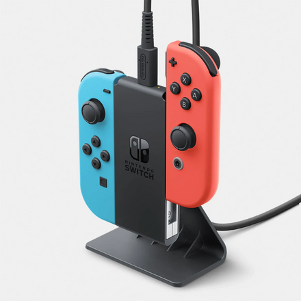 Nintendo анонсировала официальную зарядную станцию для Joy-Con Switch 8 nintendo switch joy con charging stand 5