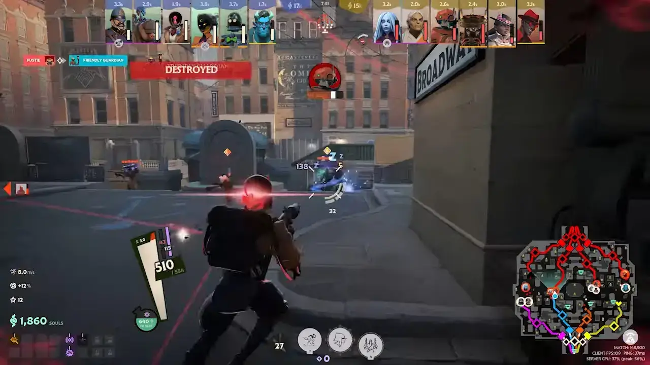 Deadlock: все, что известно сейчас о новой игре Valve 6 1280x720 vtime0 27 take2024 08 26 09.35.40