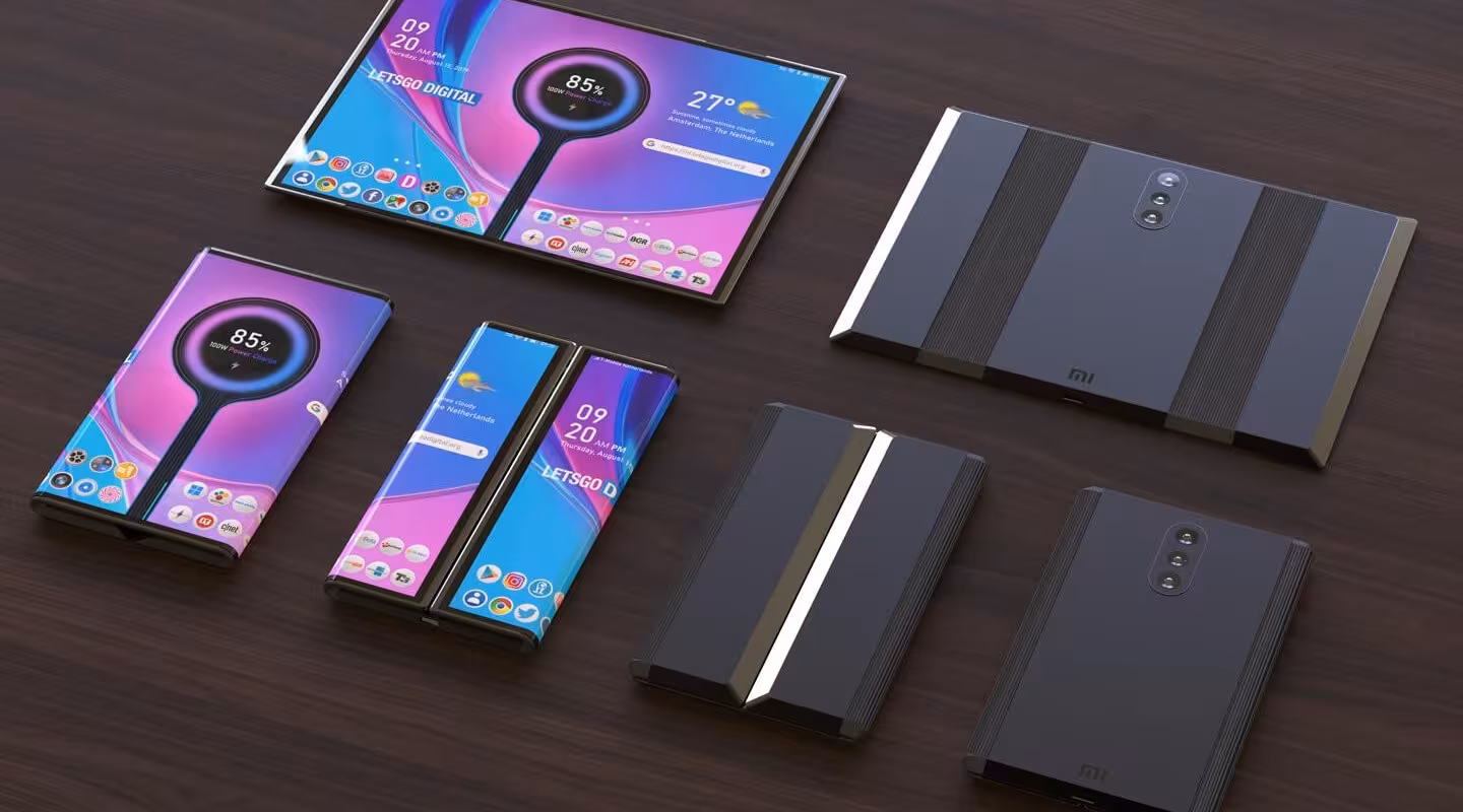 Xiaomi готовит к выпуску трёхсекционный складной смартфон 4 xiaomi foldable phone