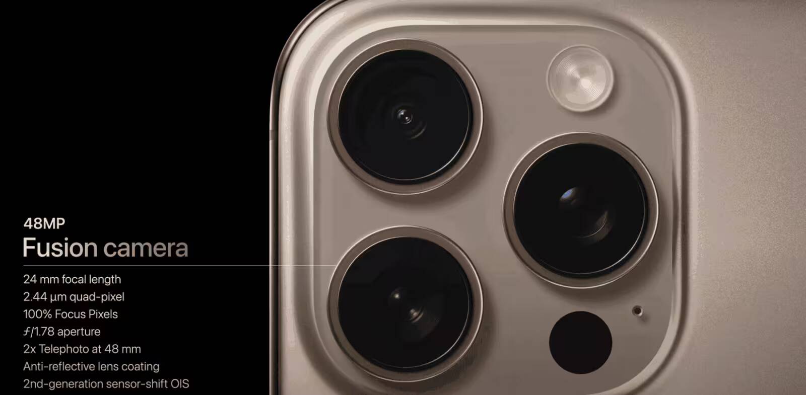 Apple представила iPhone 16 Pro и Pro Max 5 Камера iPhone 16 Pro и Pro Max с тремя объективами
