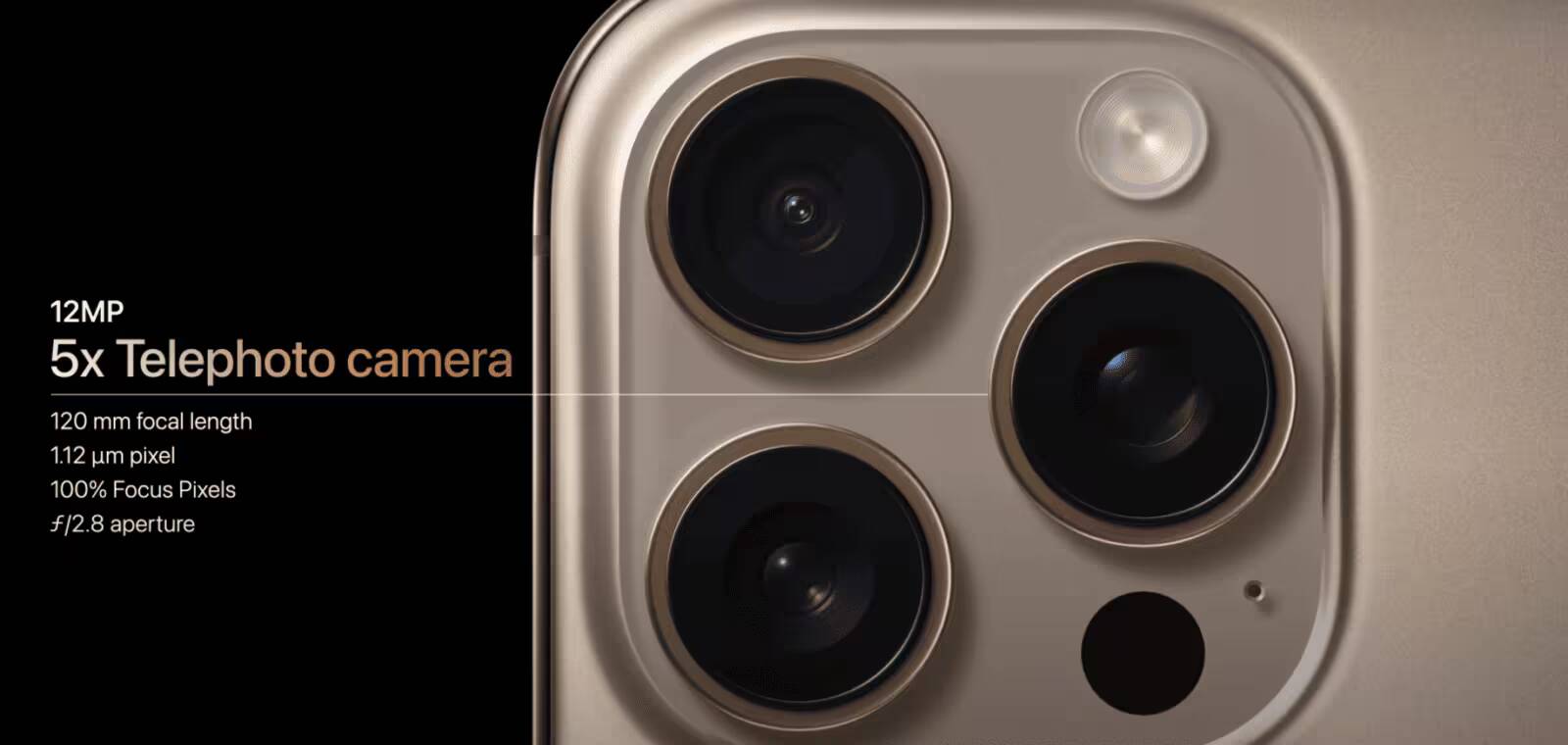 Apple представила iPhone 16 Pro и Pro Max 7 Камера iPhone 16 Pro и Pro Max с тремя объективами