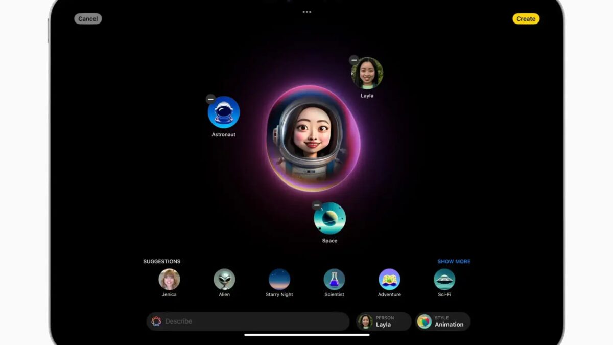 apple intelligence image playground ipados 18