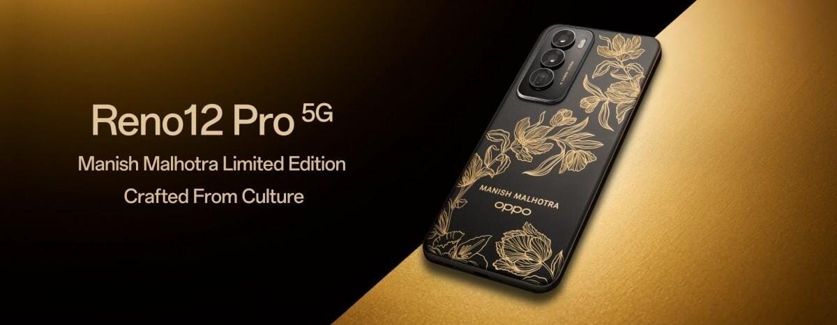 Представлен Oppo Reno12 Pro Manish Malhotra Limited Edition 3 Oppo Reno12 Pro