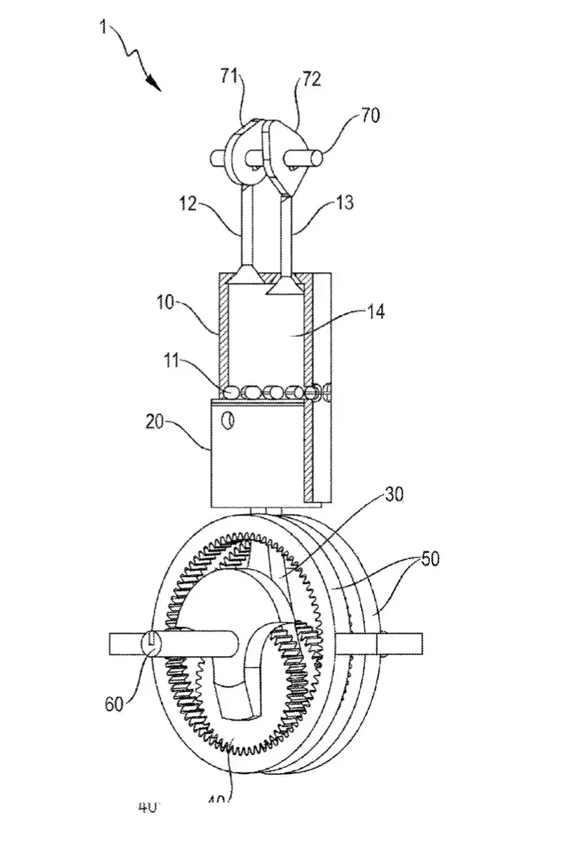 Porsche запатентовала 6-тактный двигатель 9 porsche 6 stroke engine patent image 100942928 l