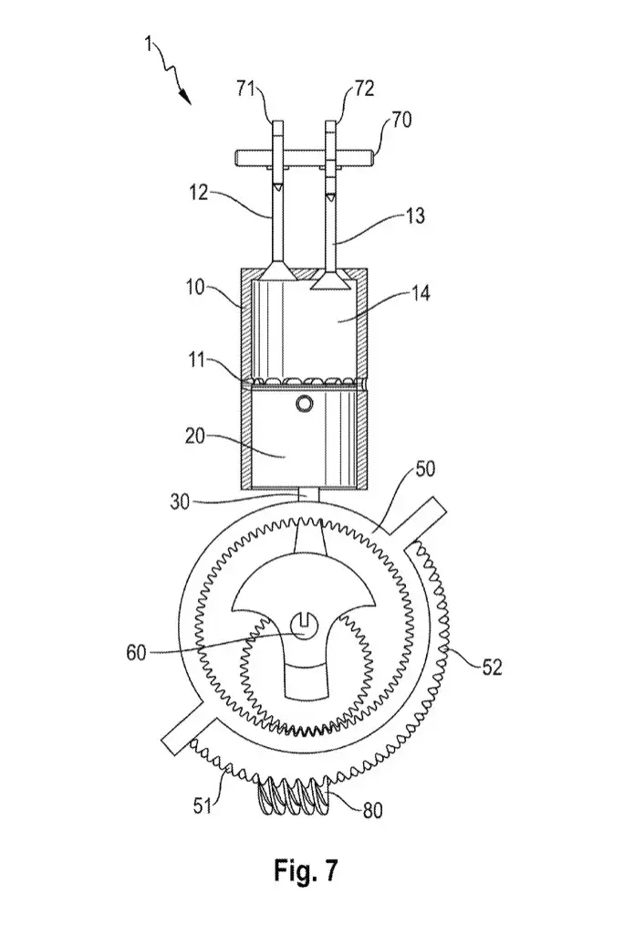 Porsche запатентовала 6-тактный двигатель 10 porsche 6 stroke engine patent image 100942934 l