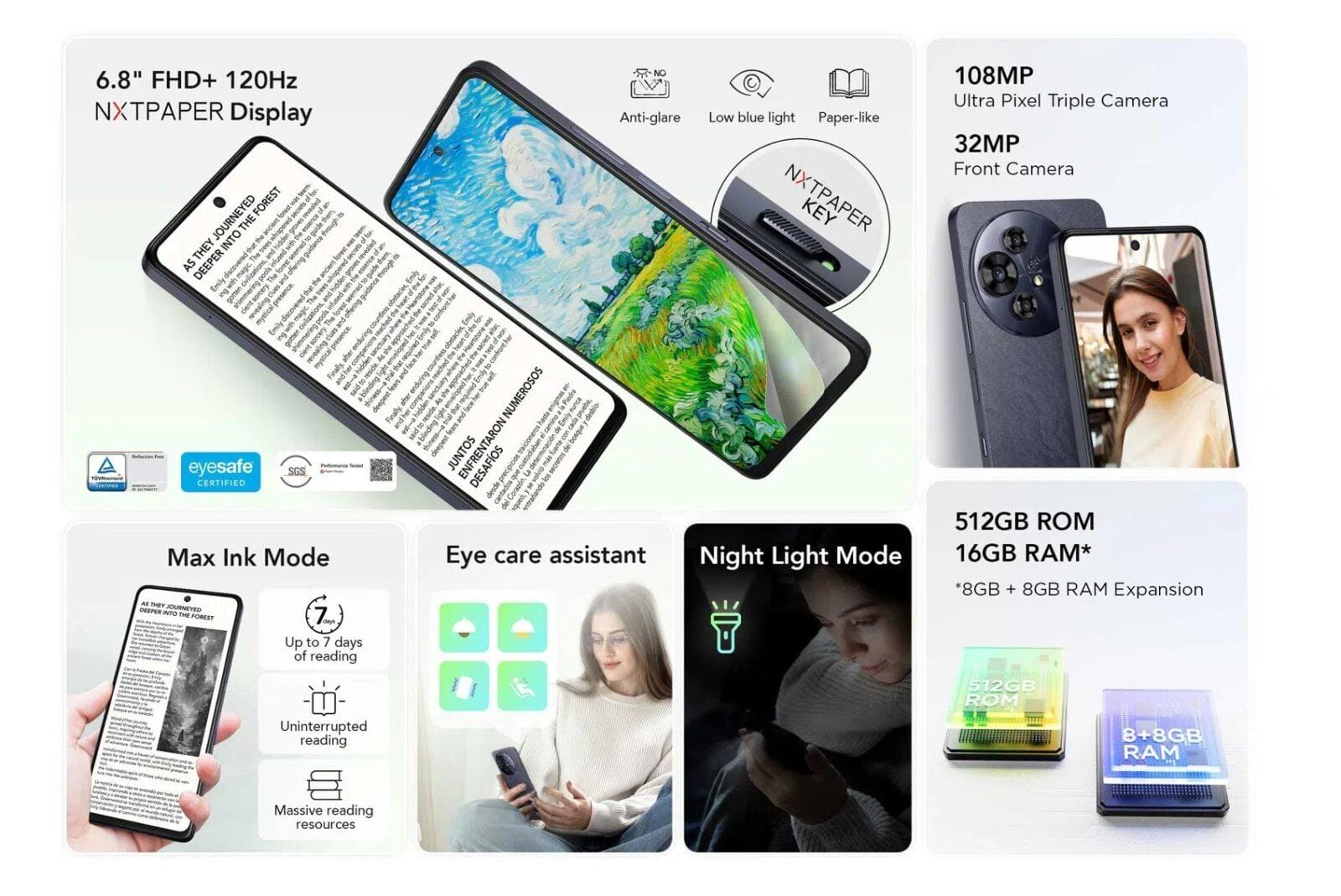 IFA 2024: TCL представил телефон Nxtpaper с кнопкой для максимального монохрома 5 TCL