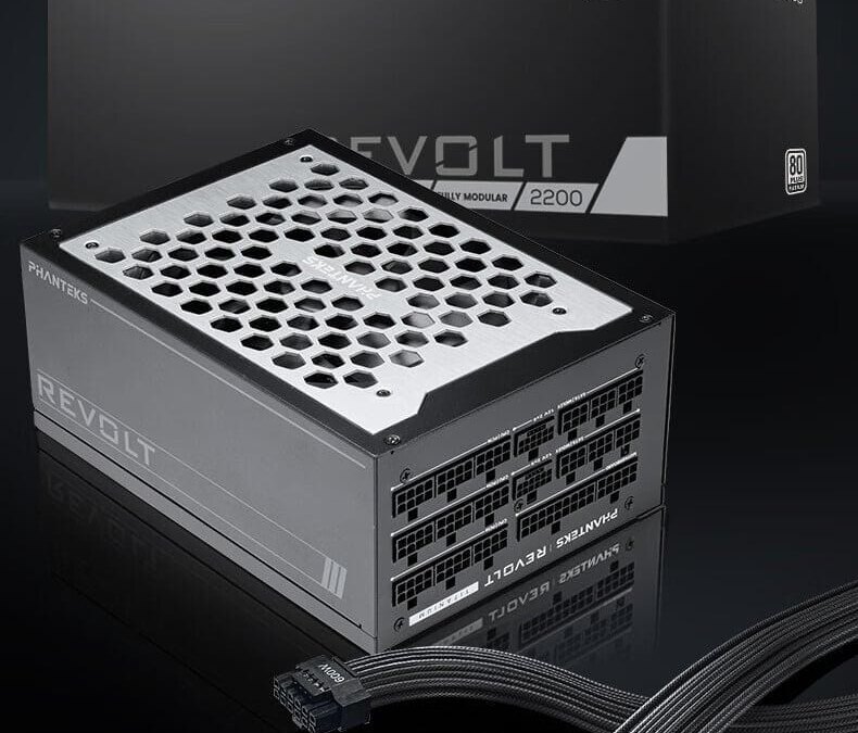 101389 04 phantek launches revolt 2200w psu weighs an insane 5 7kg supports dual xeons rtx 4090s full 3
