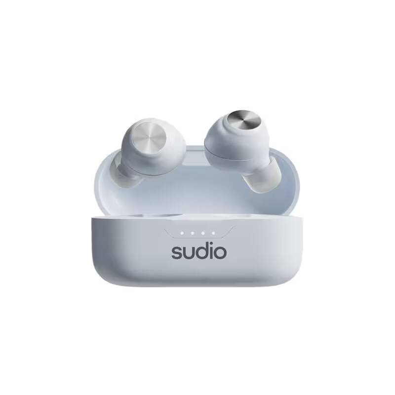 Беспроводные наушники Sudio в чехле с индикаторами
