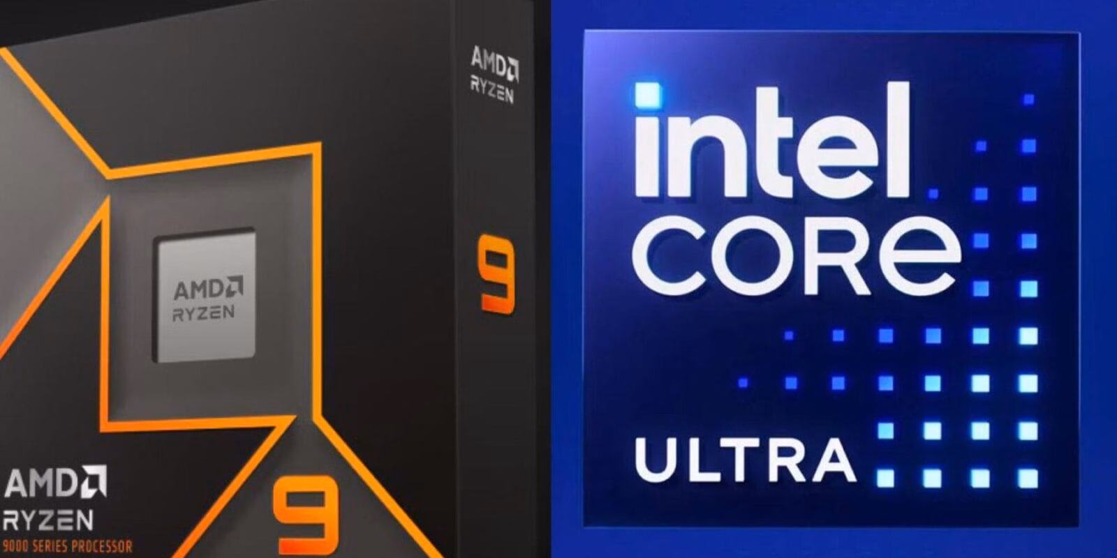 Intel Core Ultra 9 285K против AMD Ryzen 9 9950X: что выбрать? 12 amd intel