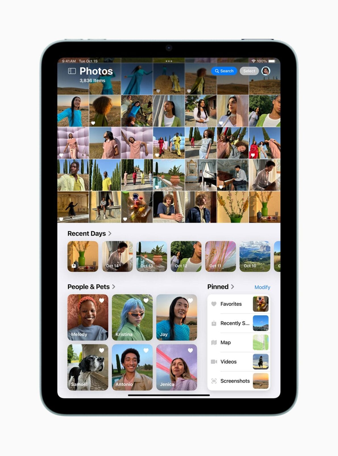 Что нового в iPad mini с A17 Pro: маленький планшет стал ещё мощнее и универсальнее 14 apple ipad mini redesigned photos