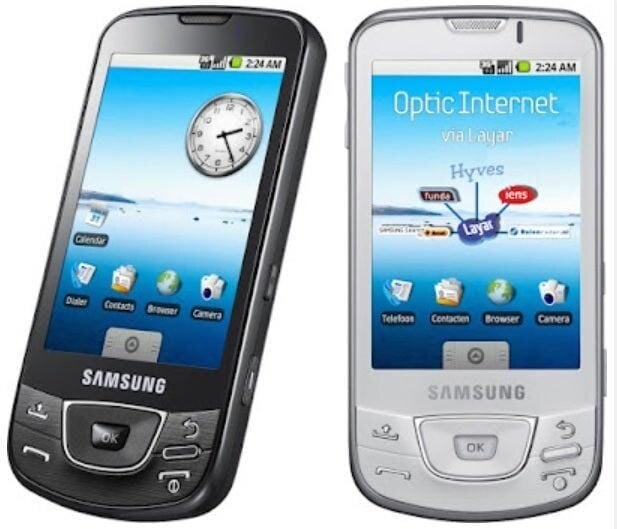 Samsung Galaxy I7500, выпущенный в 2009 году, был первым телефоном Galaxy