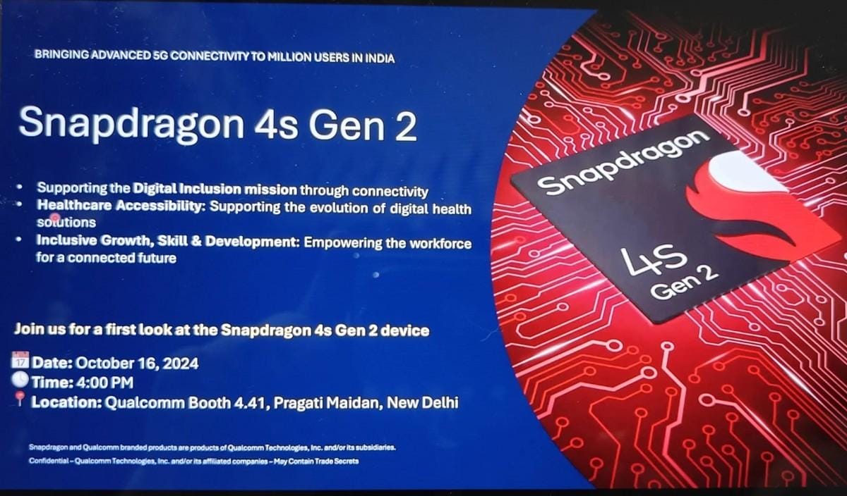 Первый смартфон на базе Snapdragon 4s Gen 2 выйдет на следующей неделе 3 Snapdragon 4s Gen 2
