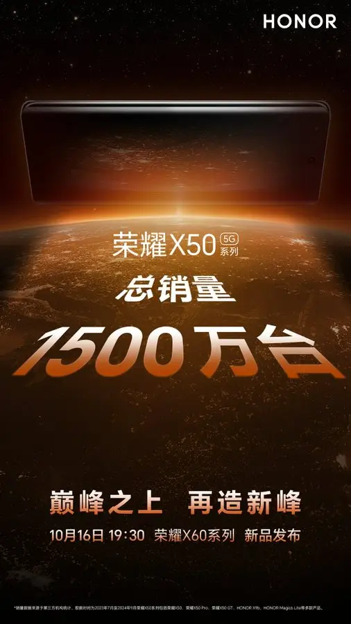 Серия Honor X60 готовится к запуску 16 октября 5 honor x60 series teaser 1