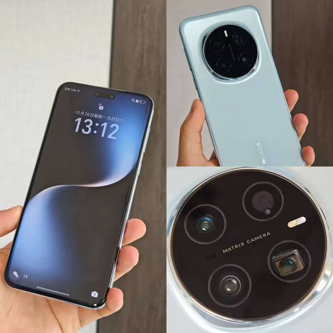 Смартфон Honor Magic 7 Pro с тройной камерой лицевой и задней стороной