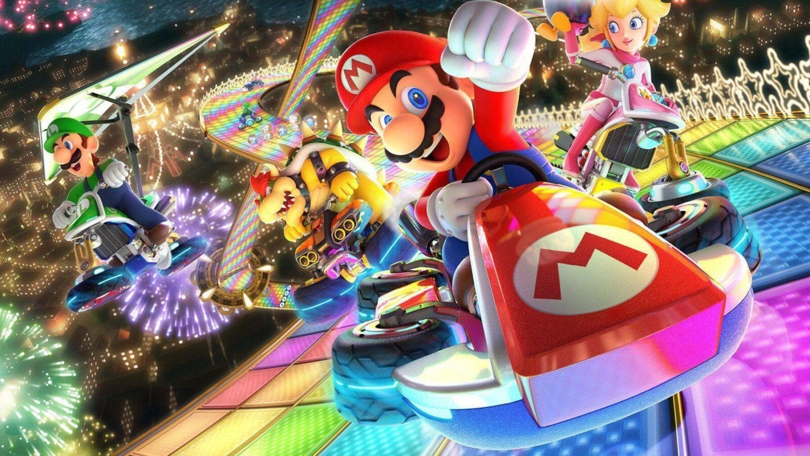 Лучшие пати-игры на Nintendo Switch. Часть 2 13 mario kart 8 deluxe mario luigi bowser peach 1071