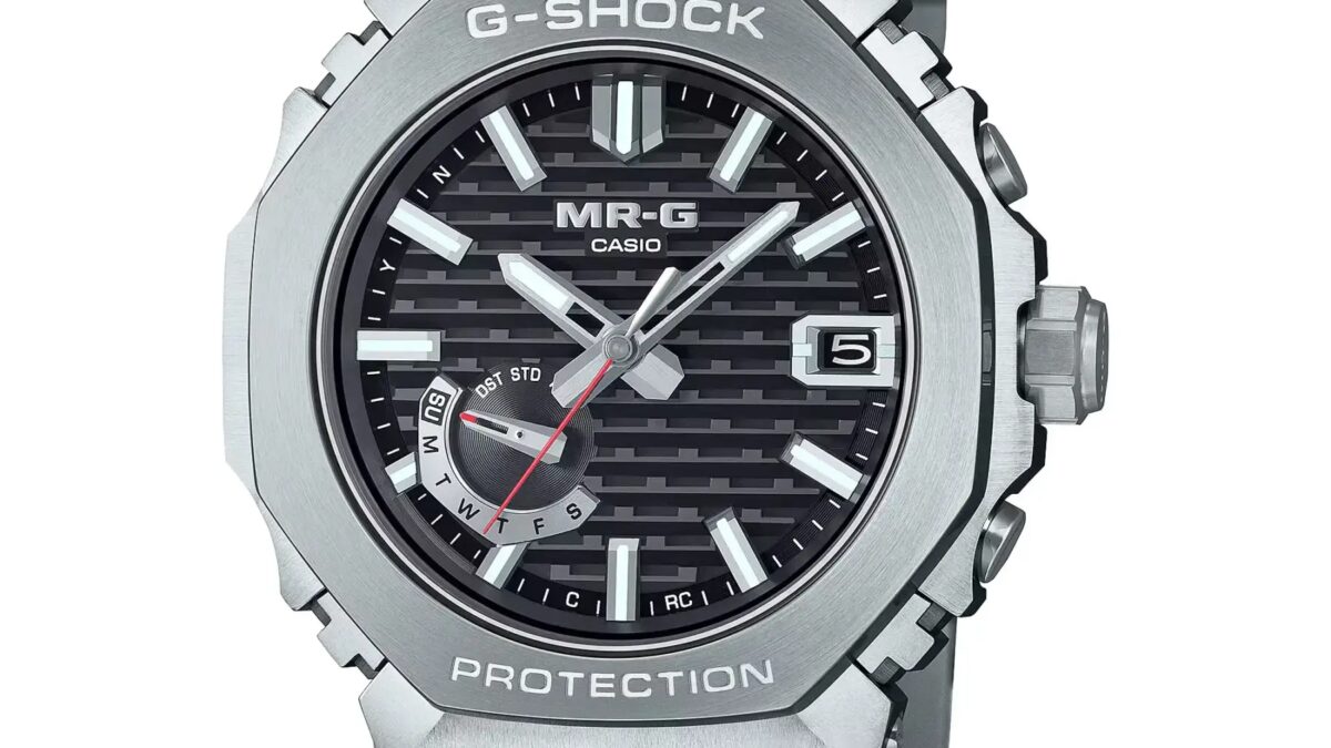 Casio представляет MR-G MRGB2100D-1A: часы премиум-класса из титанового сплава 5 Casio