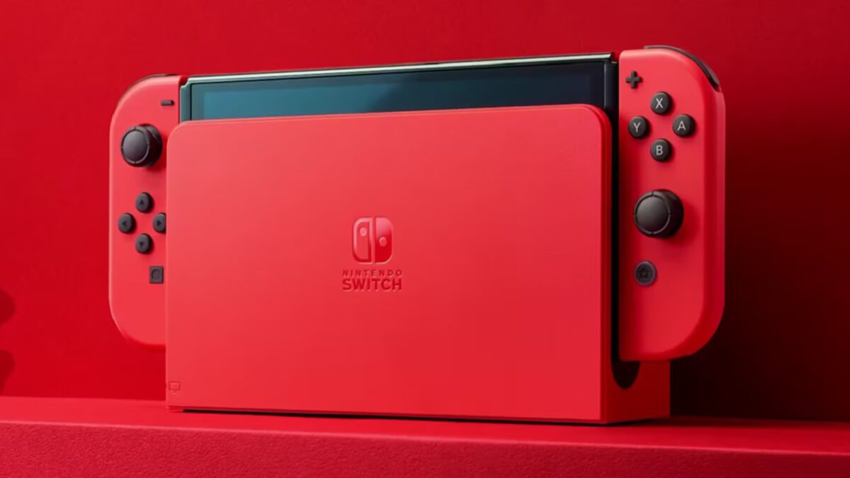nintendo switch red mario