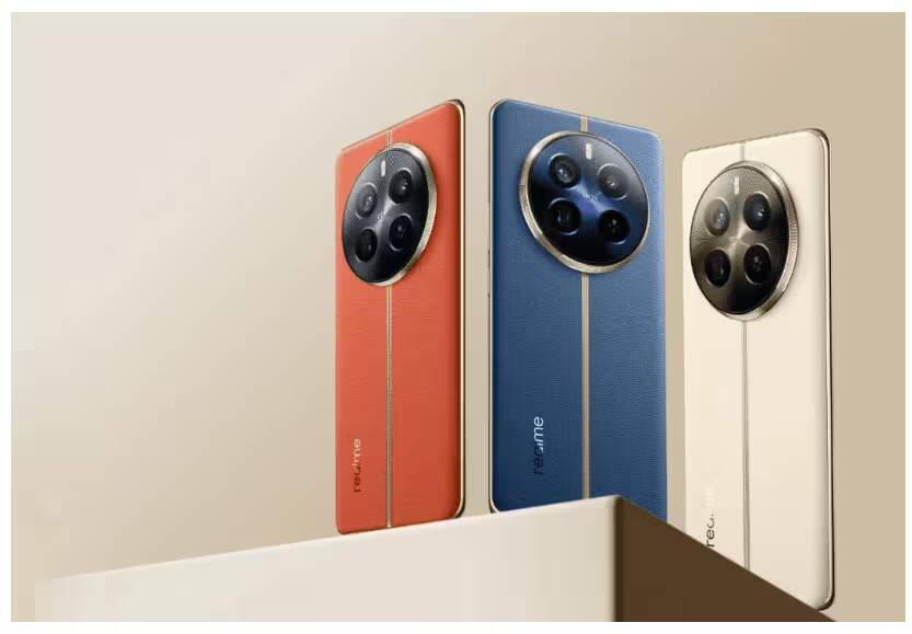 Три смартфона Realme 13 с крупными круглыми камерами