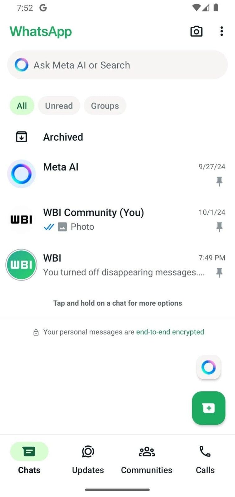 В WhatsApp можно будет смотреть прошлые статусы, как в социальных сетях 4 wa view previously seen status updates chats tab android ezgif.com webp to jpg converter