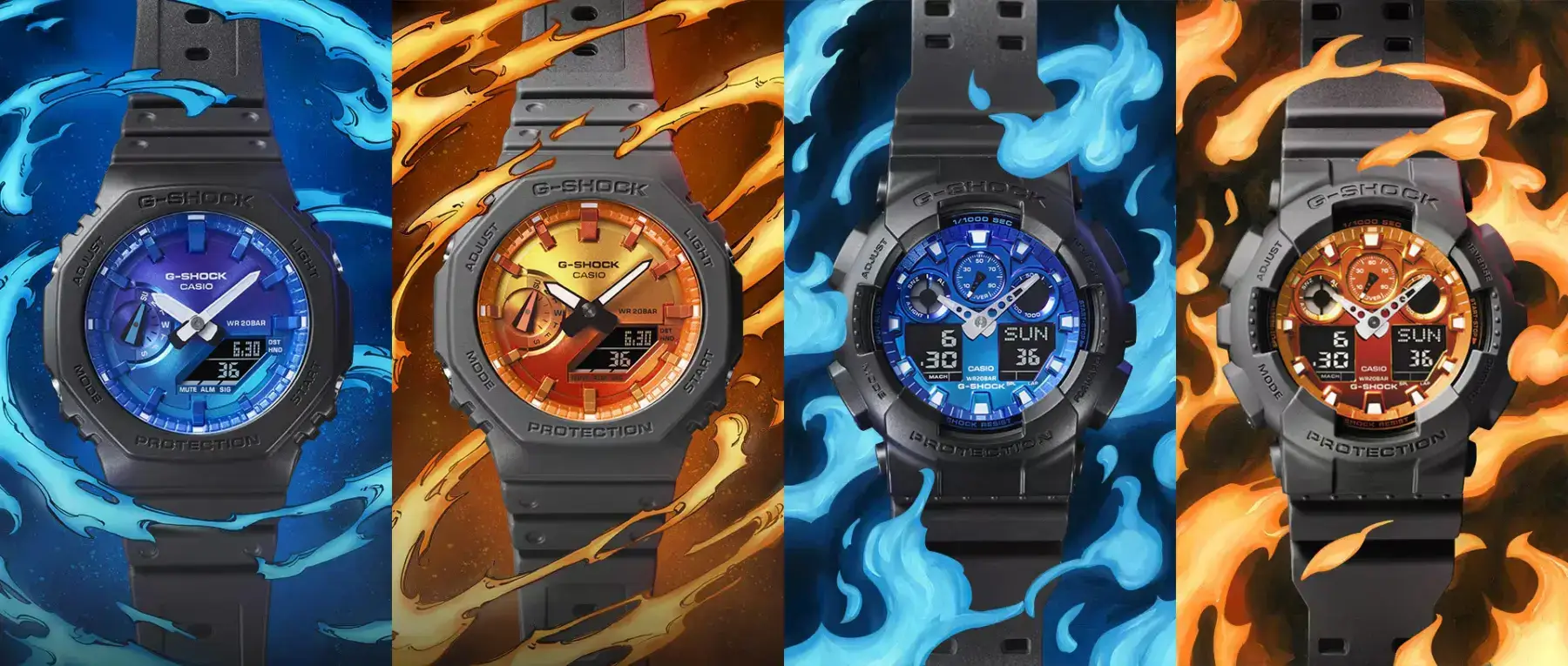 Casio представила новую серию часов G-SHOCK Flame Inside: сила огня и решимости 4 Casio