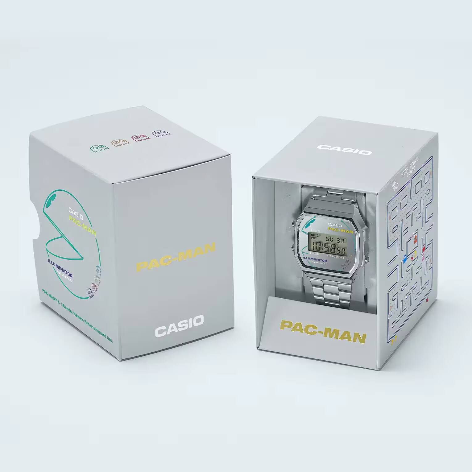 Кварцевые наручные часы Casio PAC-MAN в коробке