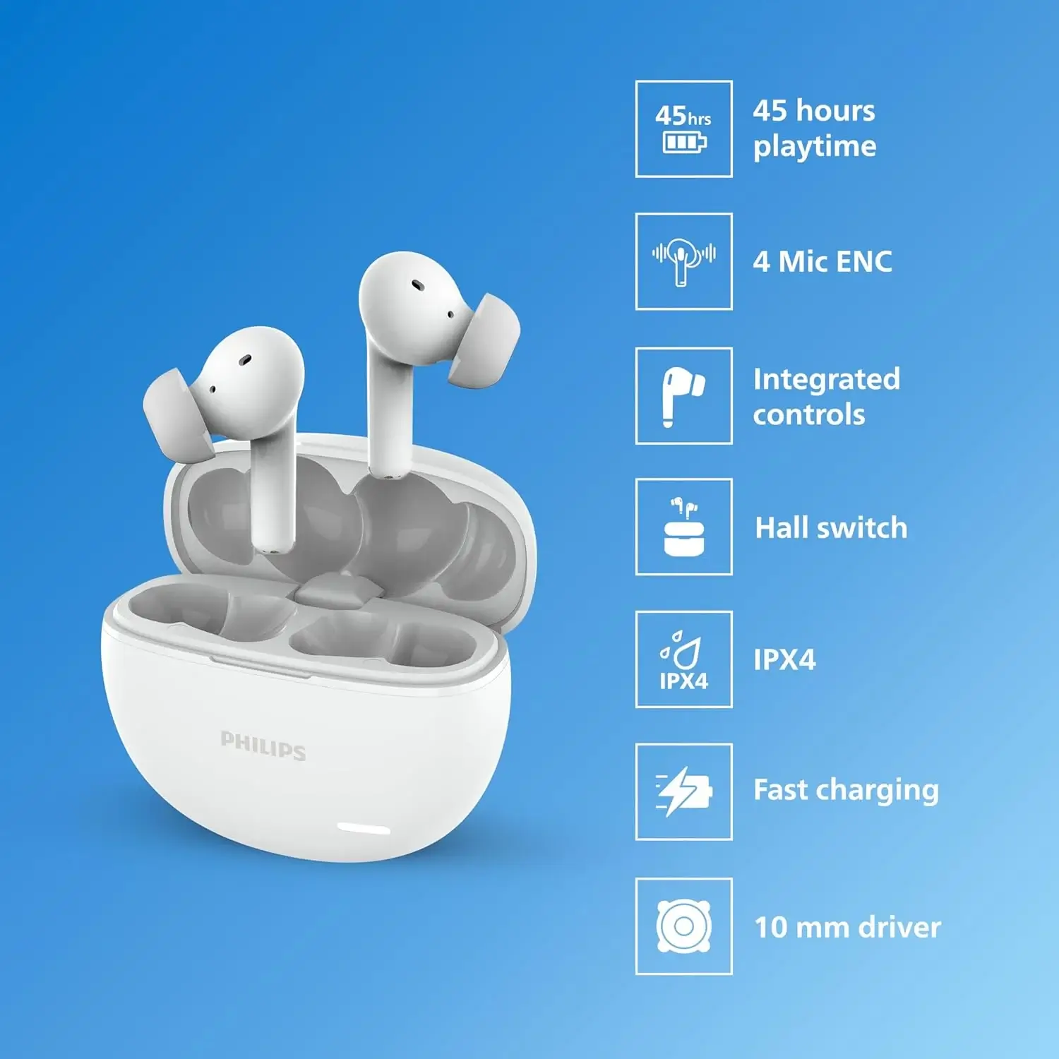 Philips выпустила доступные TWS-наушники с долгим временем автономной работы в Индии 8 71i6wvgl7cl