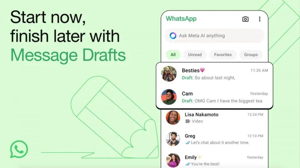 WhatsApp добавила функцию сохранения черновиков сообщений 3 WhatsApp