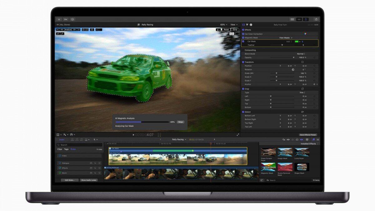 Apple анонсирует Final Cut Pro 11 с функциями ИИ и пространственным видеоредактированием 8 Apple Final Cut Pro 11