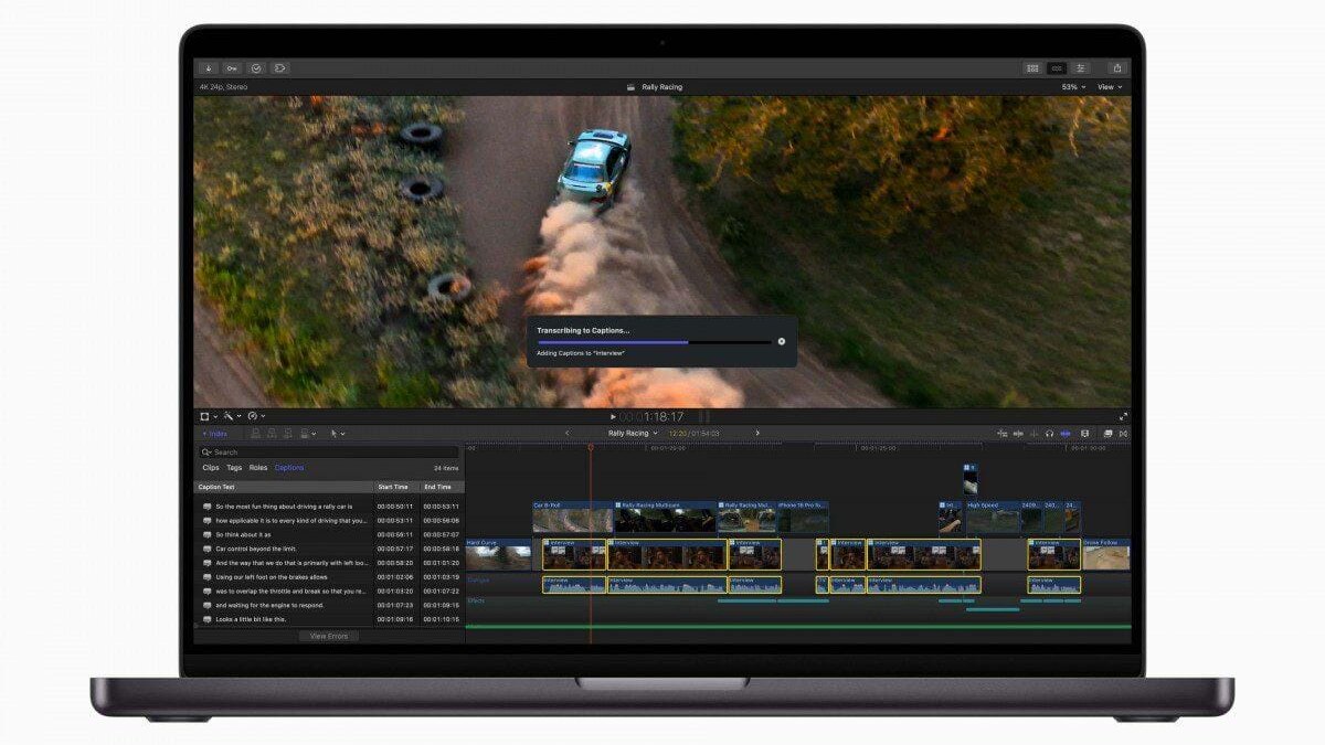 Apple анонсирует Final Cut Pro 11 с функциями ИИ и пространственным видеоредактированием 9 Apple Final Cut Pro 11
