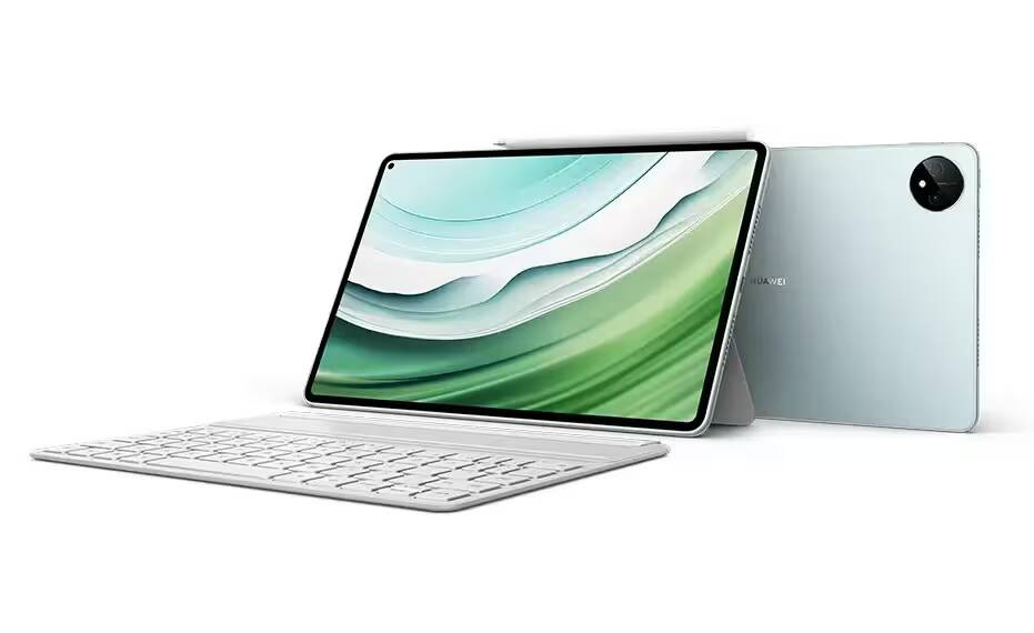 Планшет Huawei с экраном и клавиатурой сбоку