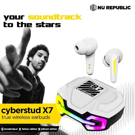 Nu Republic Cyberstud X7: стильные TWS-наушники с активным шумоподавлением и RGB-подсветкой 3 Nu Republic