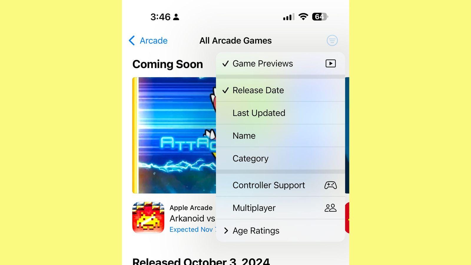 Все новые функции iOS 18.2 Beta: Apple Intelligence, расширенные настройки и новые возможности 16 ios 18 2 apple arcade categories