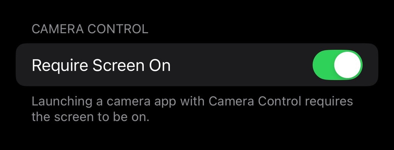 Все изменения в iOS 18.2 Beta 3: обновления для Photos, TV и других приложений 6 ios 18 2 beta 3 camera control screen on setting