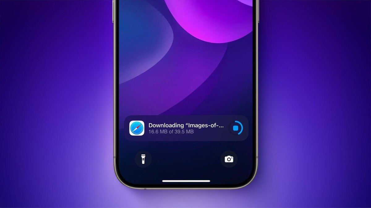ios 18.2 safari downloads on lock screen feature 2