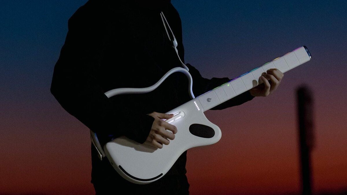 Стартап Lava Music сделал гитару с ИИ и необычным интерфейсом 5 lava genie sampler guitar hero