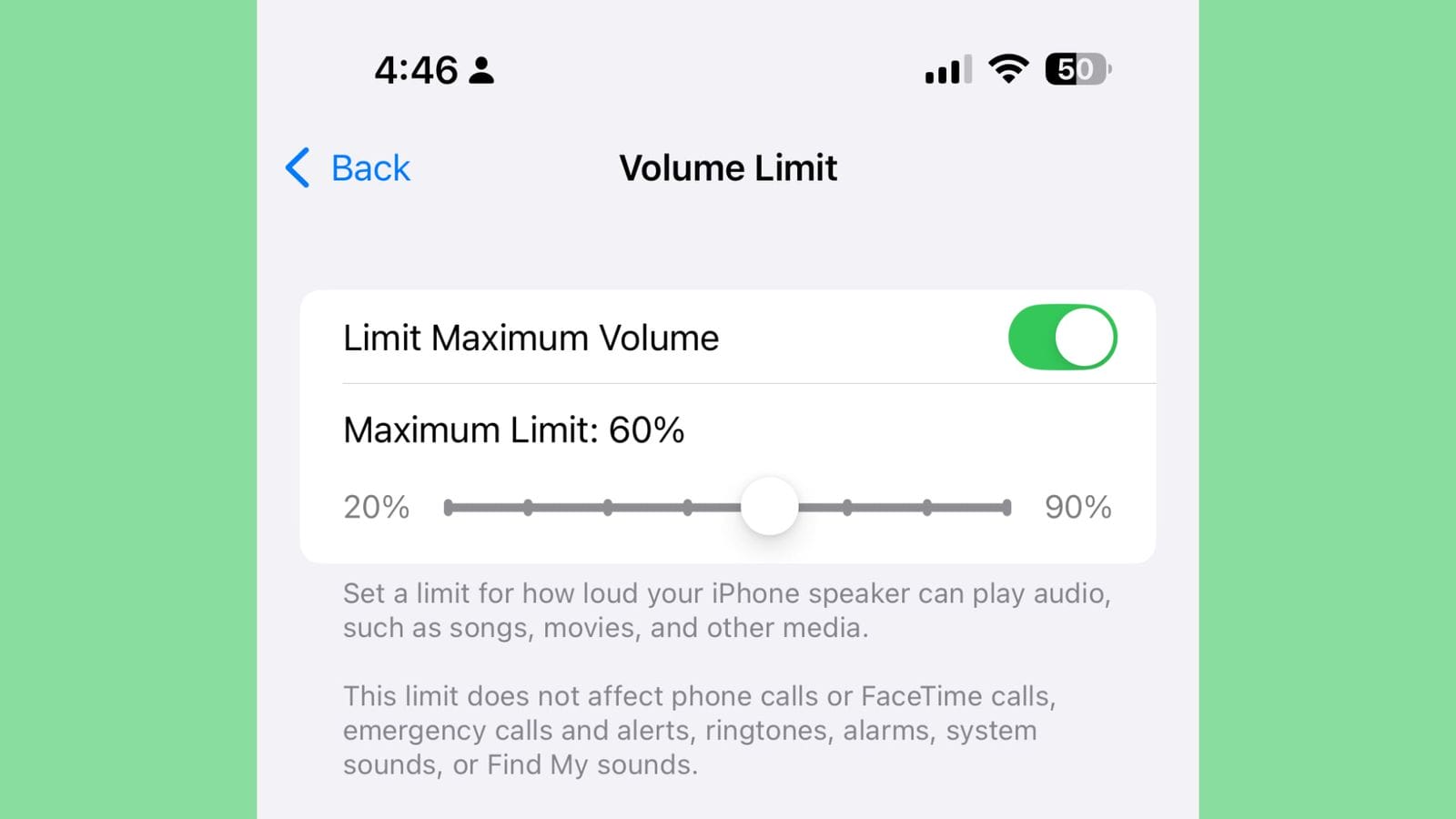 Все новые функции iOS 18.2 Beta: Apple Intelligence, расширенные настройки и новые возможности 21 maximum volume limit ios 18 2