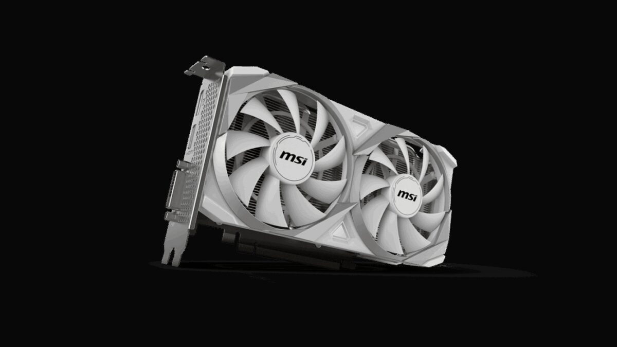 MSI GeForce RTX 3050 Ventus 2X XS in white