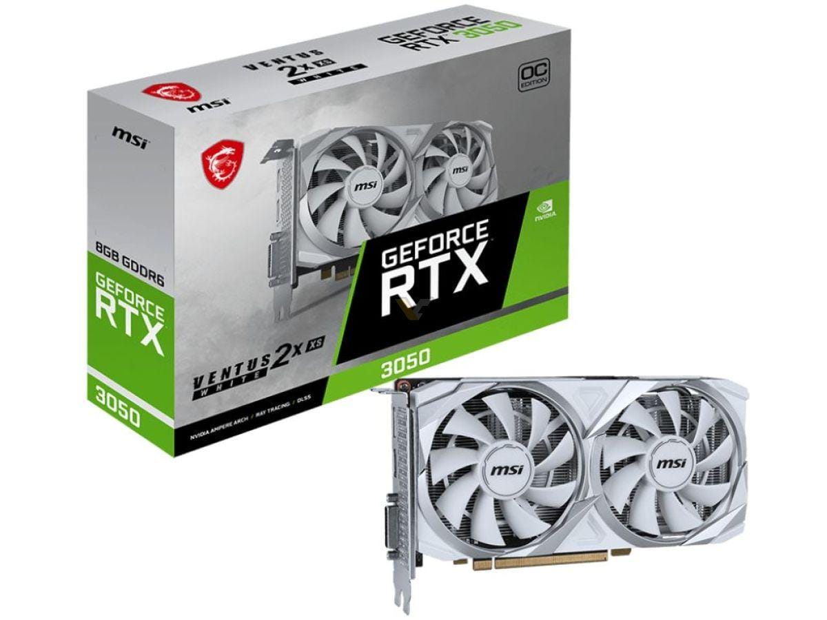 MSI представляет GeForce RTX 3050 Ventus 2X XS в белом цвете 3 MSI GeForce RTX 3050 Ventus 2X XS in white