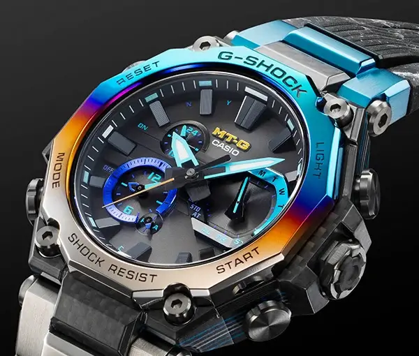 Casio выпускает часы Storm Chaser G-Shock Metal 4 mtg b2000yst 1a angle