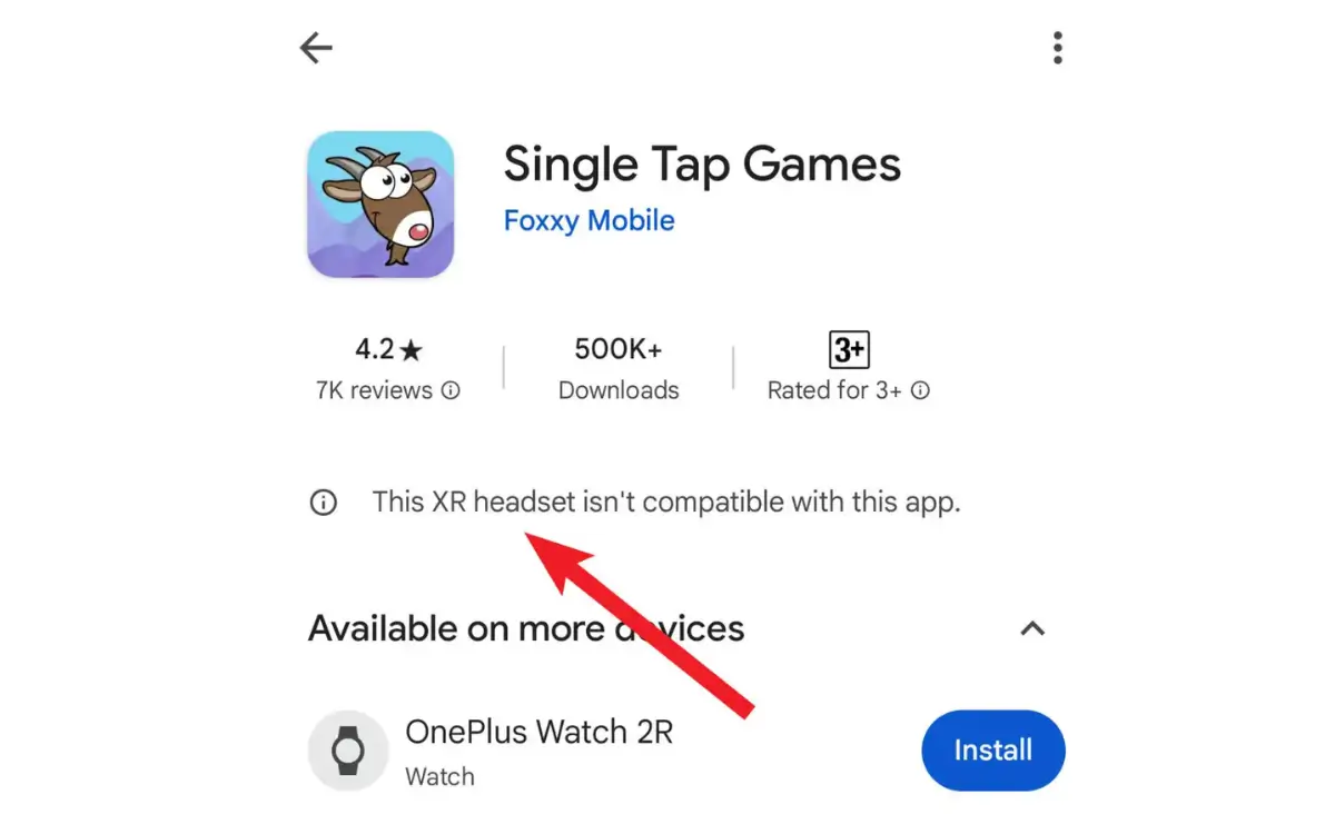 В Google Play Store появятся приложения для XR-устройств 3 Google Play Store