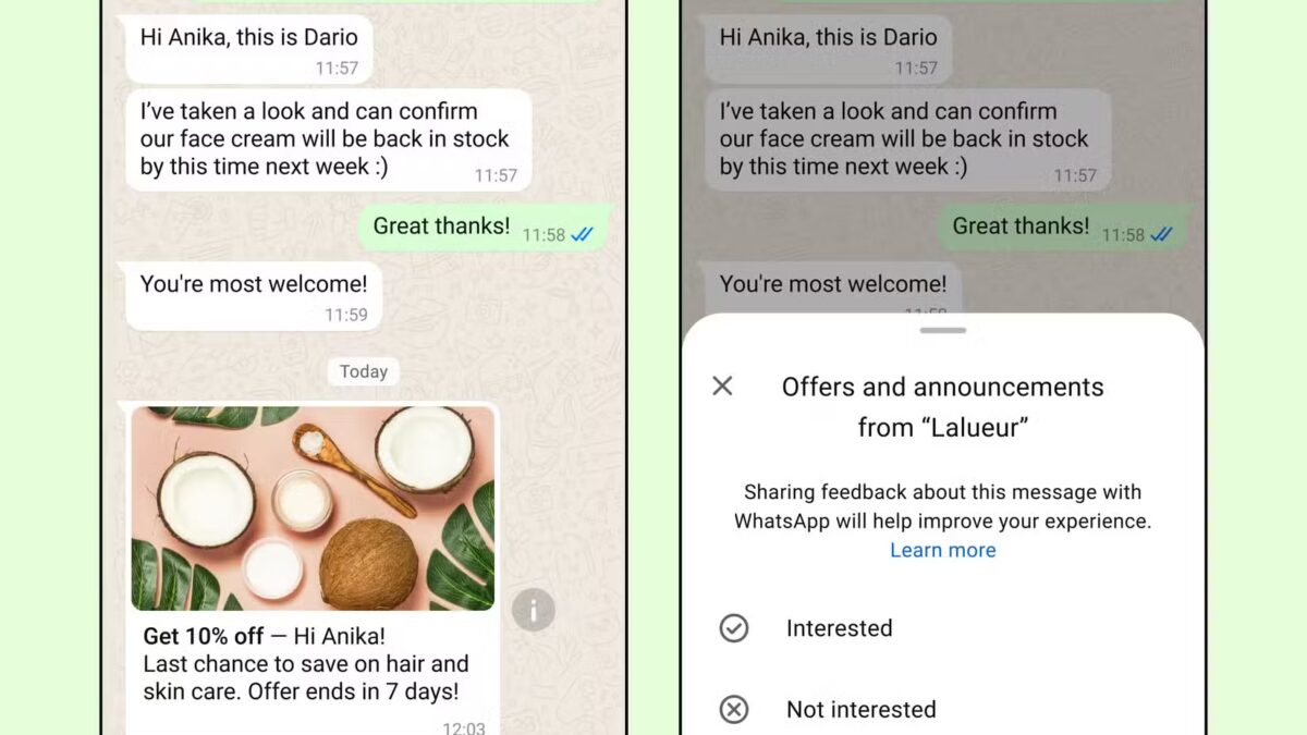 whatsapp marketing controls