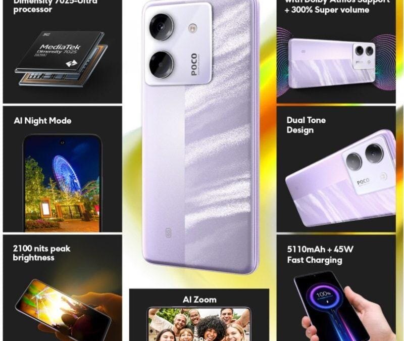 Состоялся анонс смартфона POCO M7 Pro 5G с экраном 120 Гц и камерой с OIS 7 1478 1